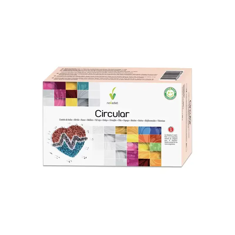 Circular 20 ampollas Novadiet – Circulación y piernas cansadas