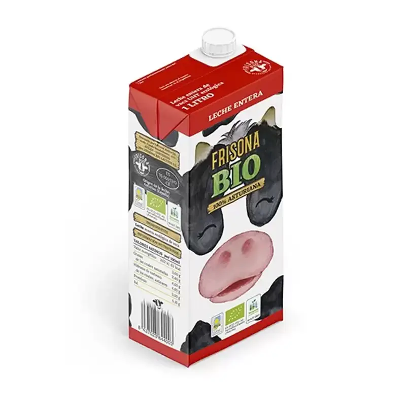 Leche de Vaca entera UHT Bio 1 l. Frisona