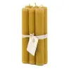 Vela Miel Cera virgen de abeja 6 unidades 20 cm. Abella
