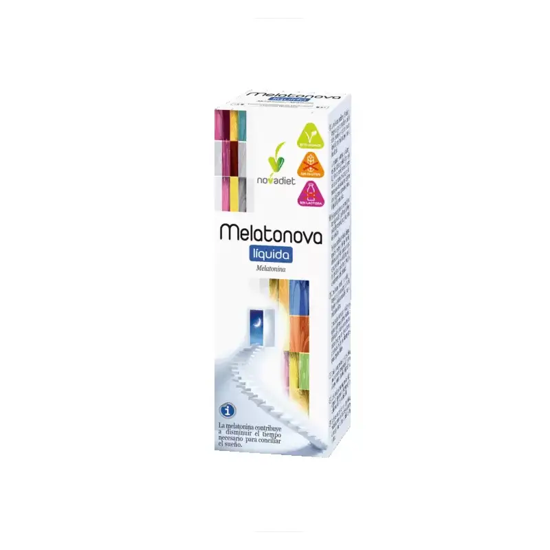 Melatonova líquida Melatonina 30 ml Novadiet – Apoyo natural para conciliación del sueño