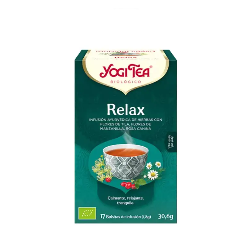 Relax Bio 17 filtros Yogi Tea – Infusión ecológica para relajarse de forma natural