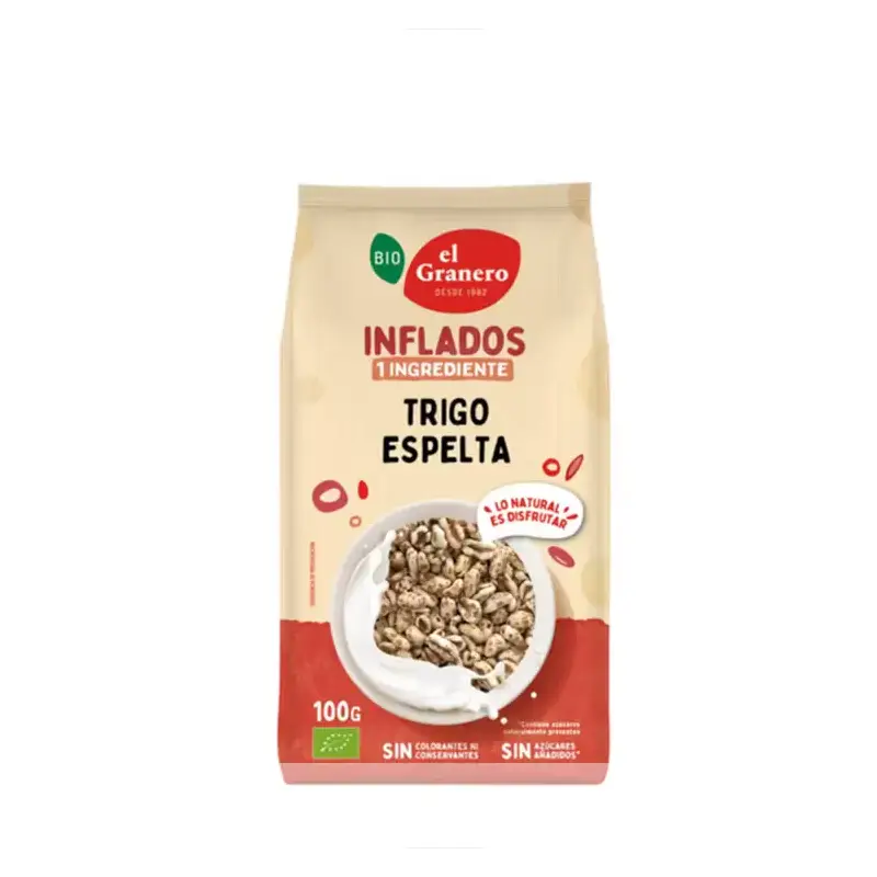 Trigo Espelta hinchado Bio 100 gr. El granero integral