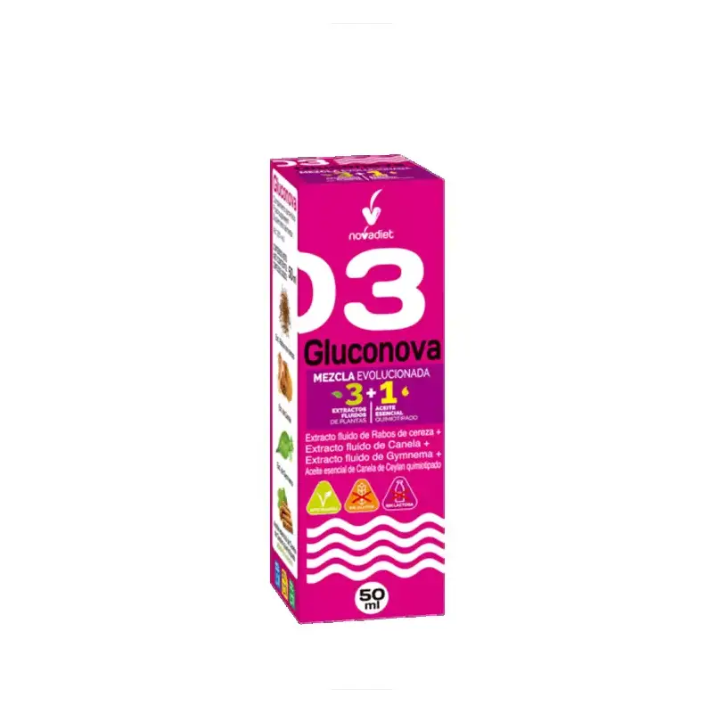 Gluconova Mezcla Evolucionada 50 ml Novadiet – Control natural de la glucosa