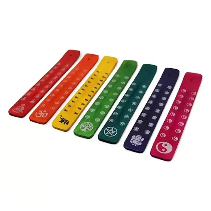Incensario Madera colores 1 unidad