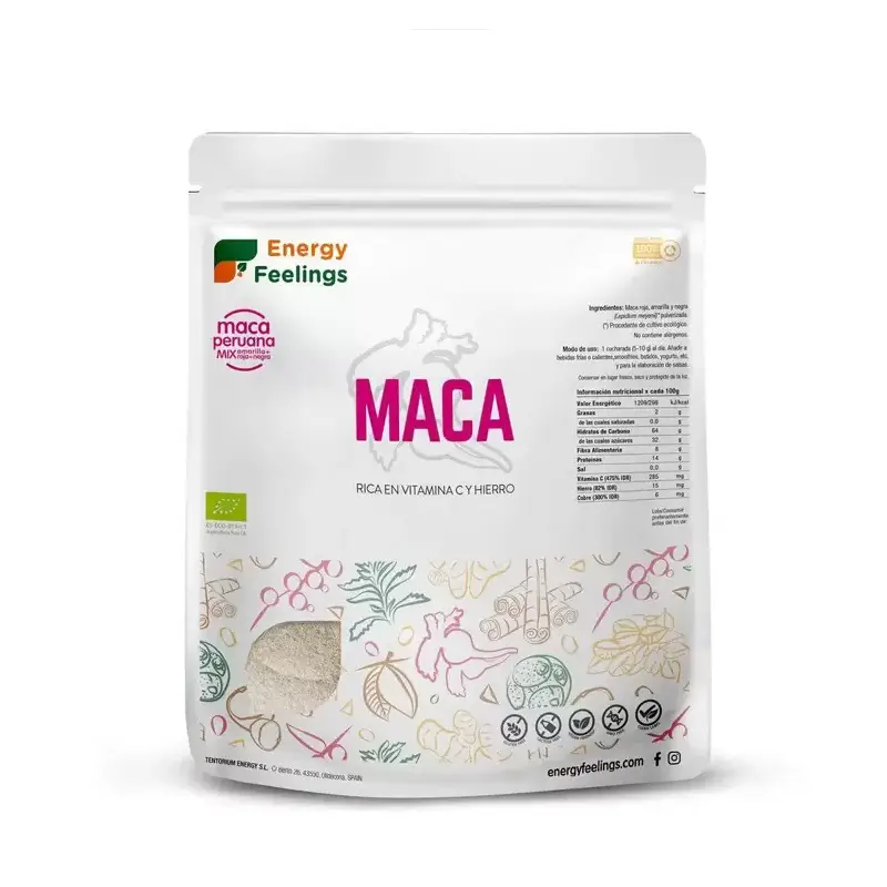Maca negra polvo Bio 500 gr. Energy feelings