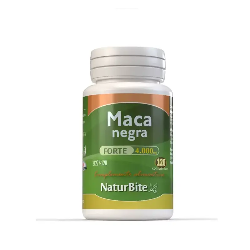 Maca Negra Forte 4000 mg Naturbite – Energía y vitalidad natural