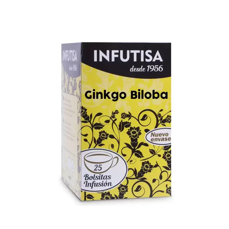 Ginkgo Biloba 25 filtros Infutisa – Infusión natural para memoria y circulación