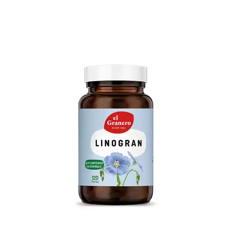 Linogran Aceite de Lino 120 perlas El Granero – Omega‑3 y salud cardiovascular