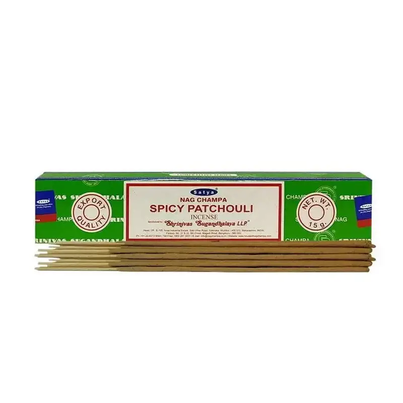 Spicy patchouli Nag champa barritas 15 gr. Satya