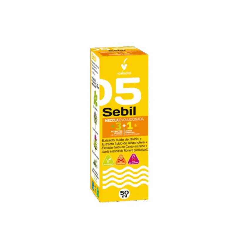 Sebil Mezcla Evolucionada 50 ml Novadiet – Apoyo Hepático y Digestivo