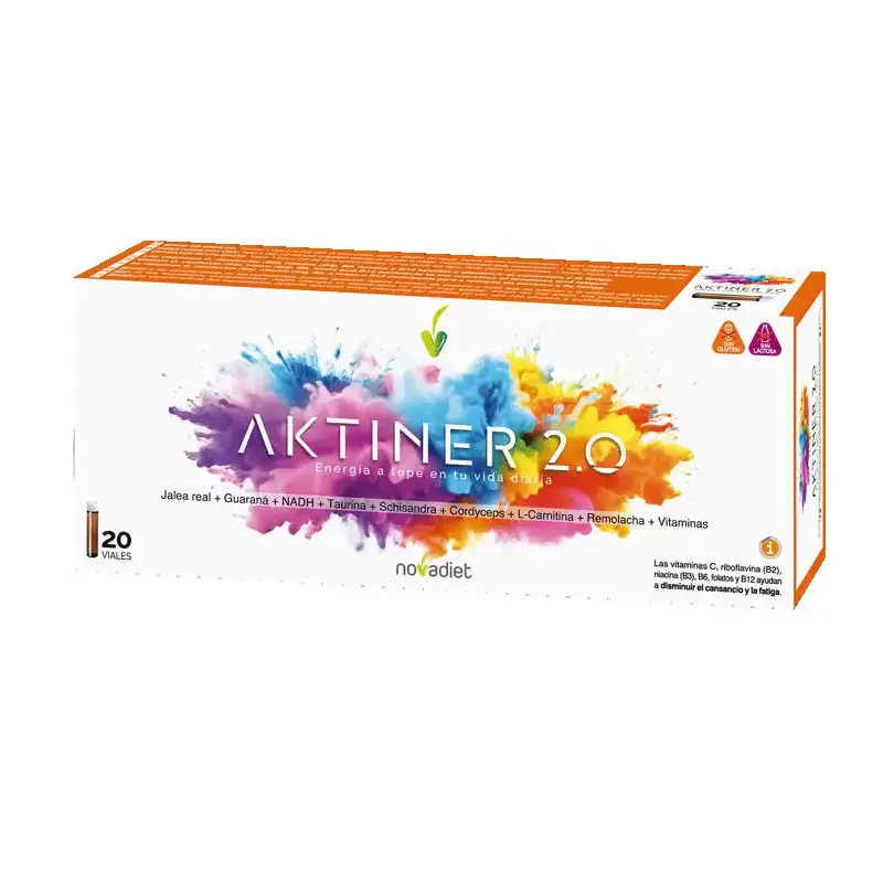 Aktiner 20+20 ampollas Novadiet – Energía y vitalidad inmediata