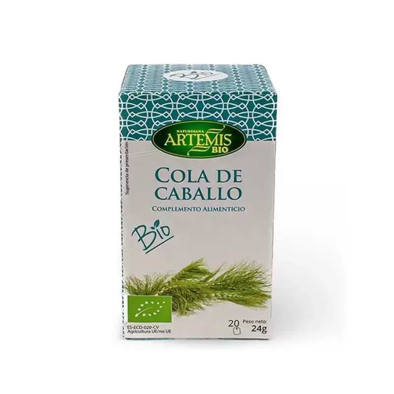 Cola de Caballo Bio 20 filtros Artemis – Infusión ecológica para la eliminación de líquidos