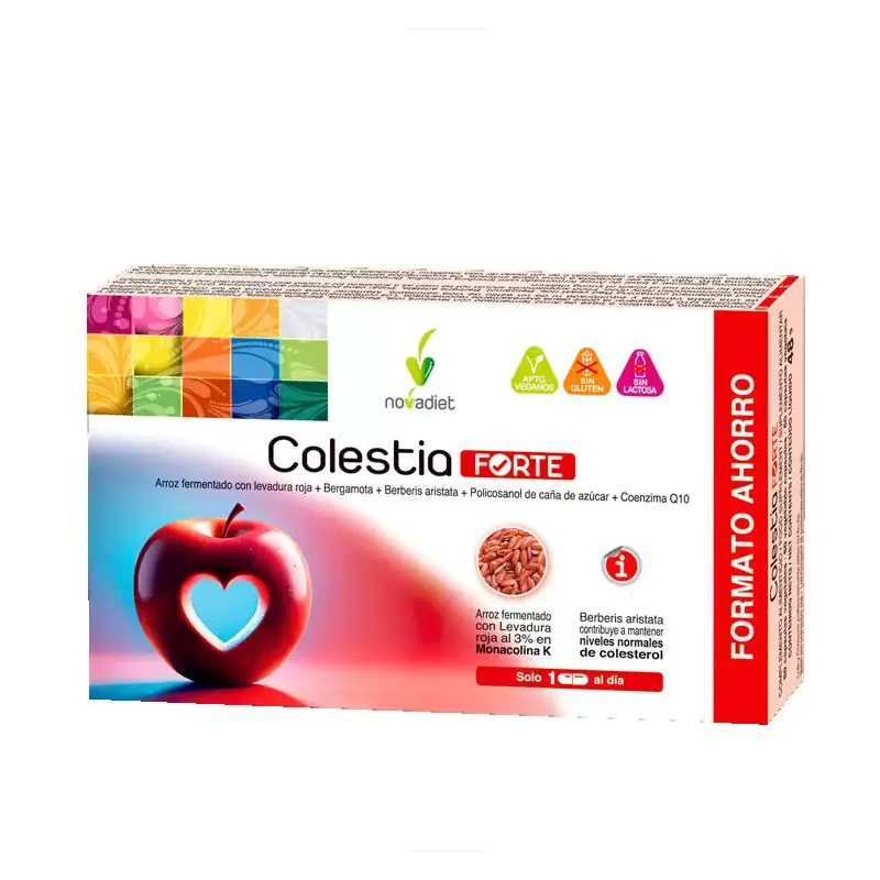 Colestia Forte 60 cápsulas Novadiet – Control natural del colesterol