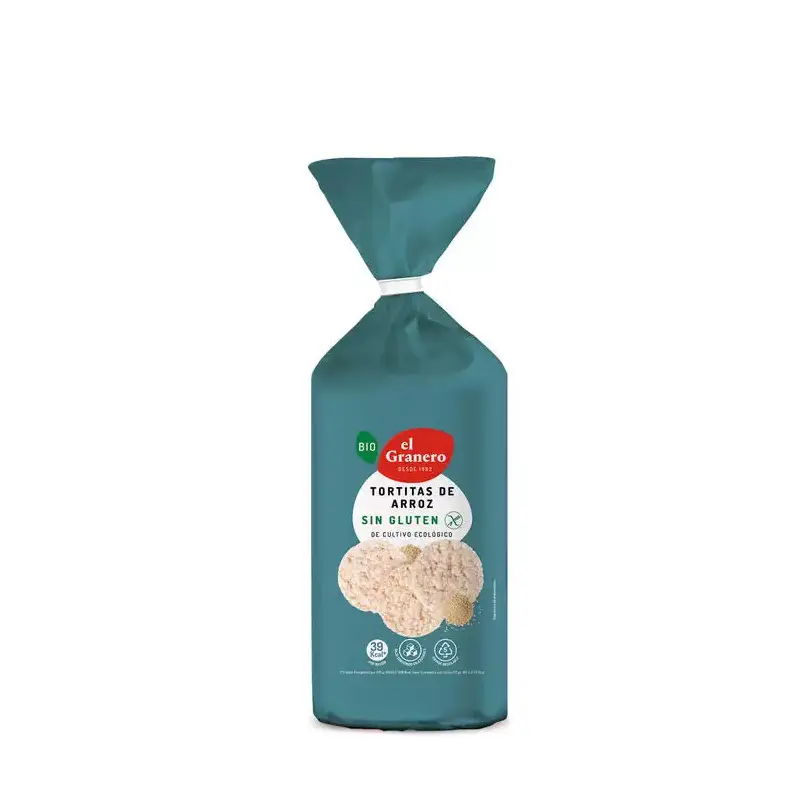Tortitas Arroz integral Bio 100 gr. El granero integral