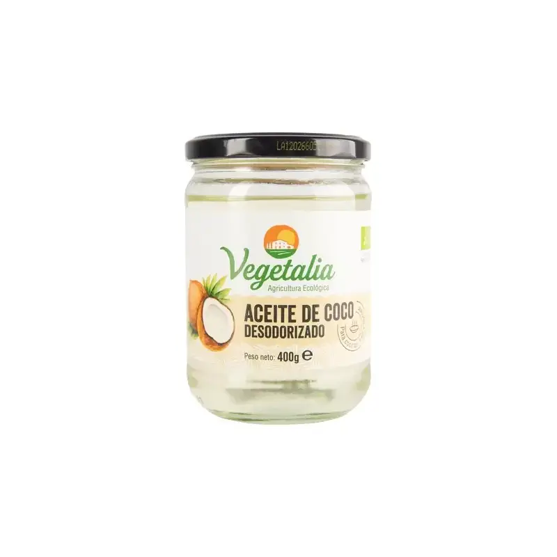 Aceite Coco desodorizado Bio 400 ml. Vegetalia