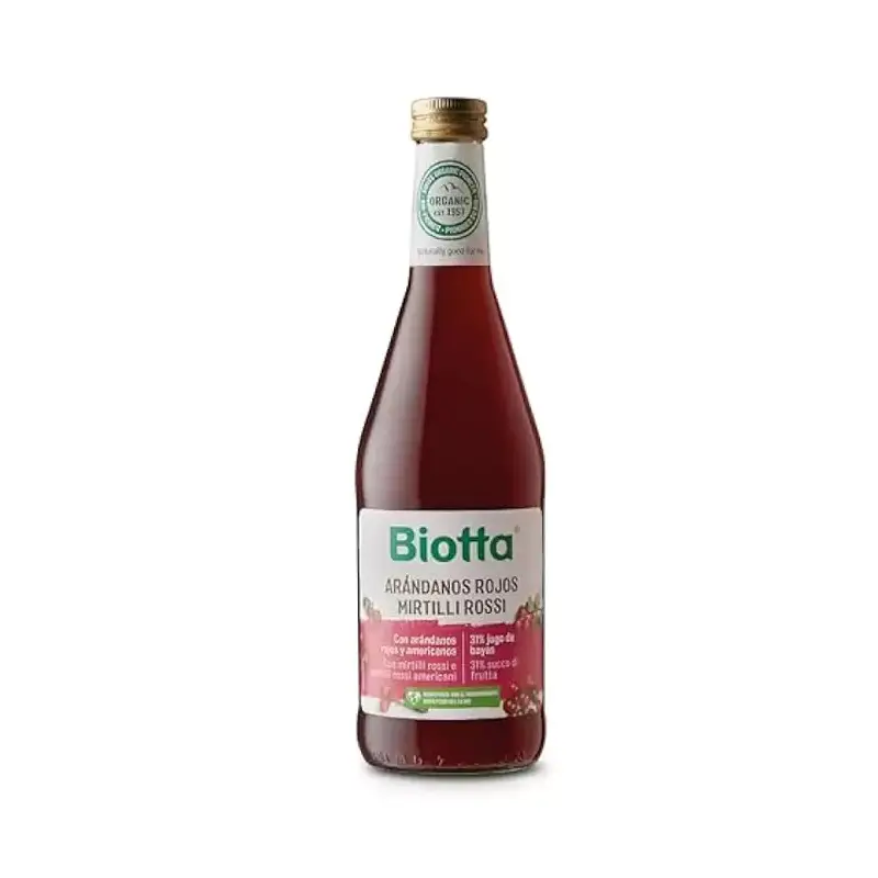 Jugo Arándanos rojos Bio 500 ml. Biotta