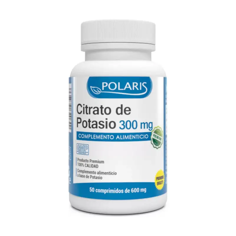 Potasio Citrato 300 mg 150 comprimidos Polaris – Electrolitos y función muscular