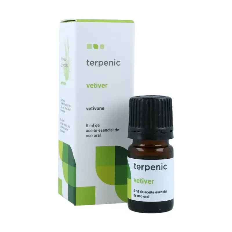 Aceite Esencial Vetiver 5 ml Terpenic – Aroma amaderado y equilibrio natural