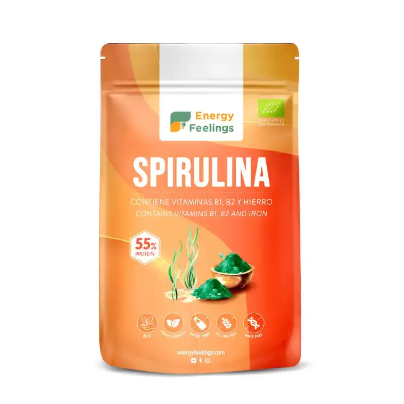 Espirulina Bio 200 g Energy Feelings – Superalimento nutritivo