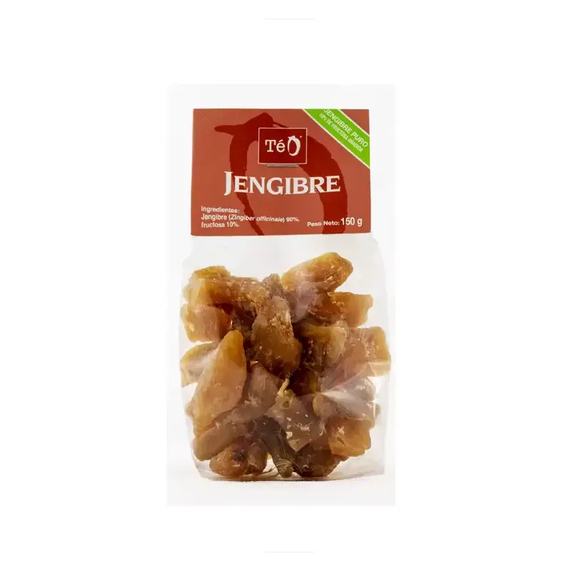 Jengibre natural sin azúcar 150 gr. Teo