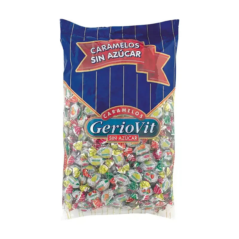 Caramelos Frutas ácidas con estevia 1 kg. Geriovit