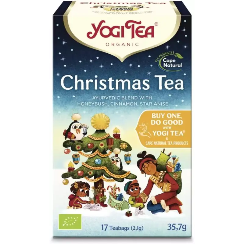 Christmas Tea Bio 17 filtros Yogi Tea – Infusión ecológica de especias navideñas