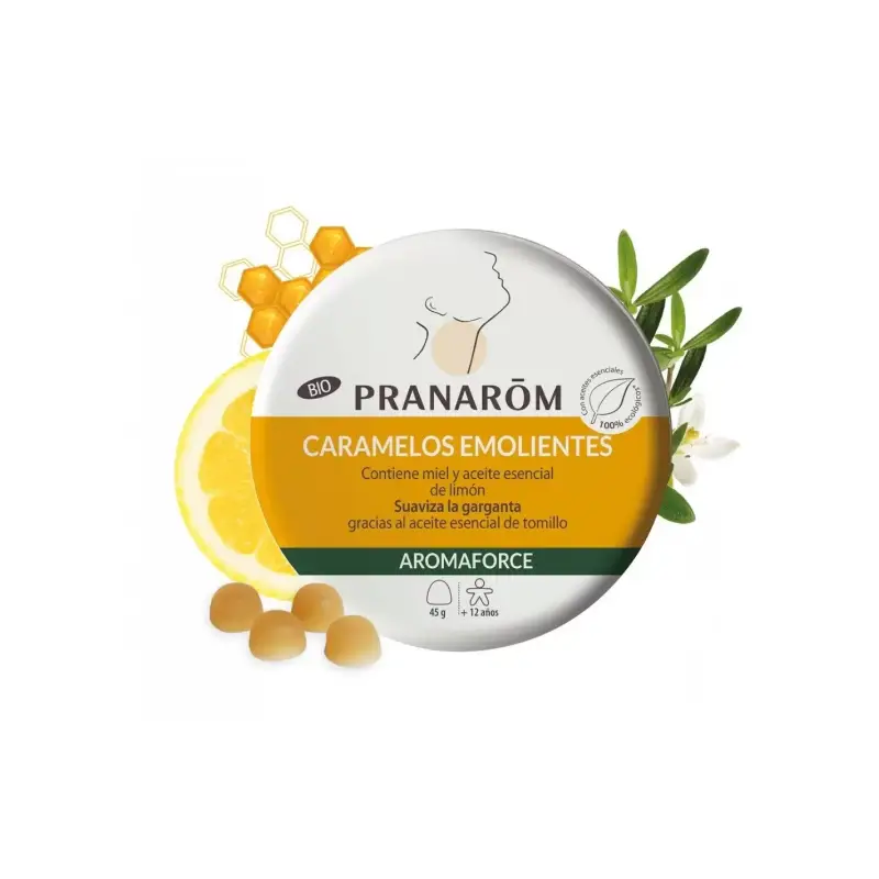 Caramelos Miel Limón Tomillo Pranarom – Garganta