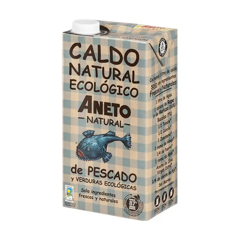 Caldo de Pescado Bio 1 l. Aneto