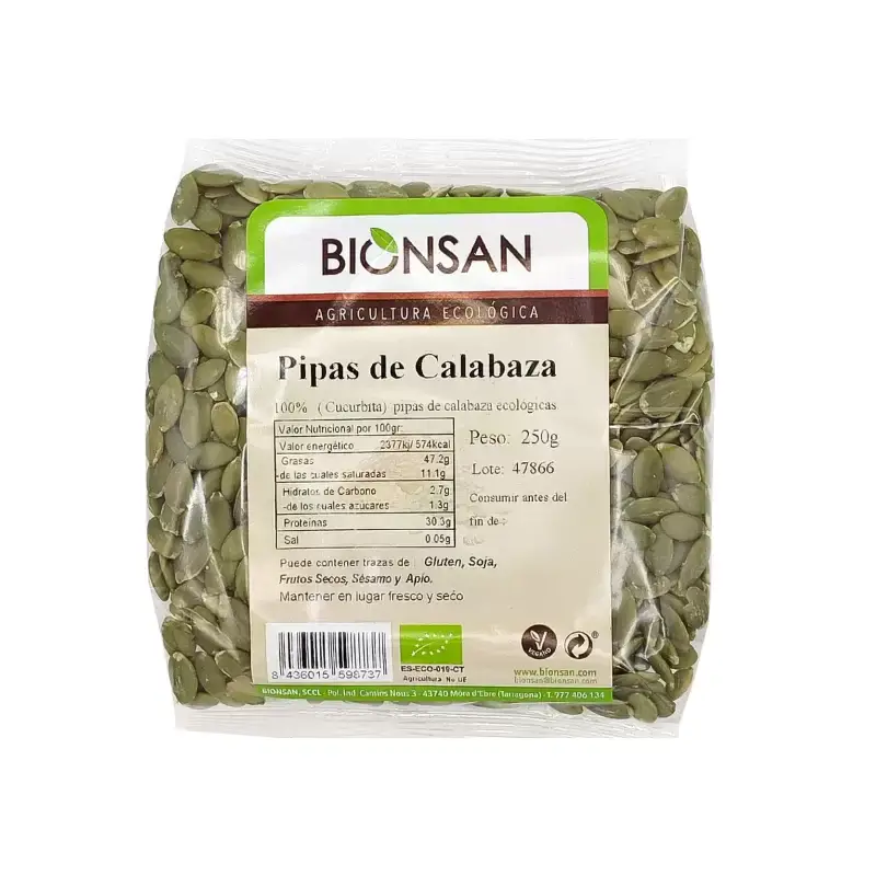 Semillas Calabaza Bio 250 gr. Bionsan
