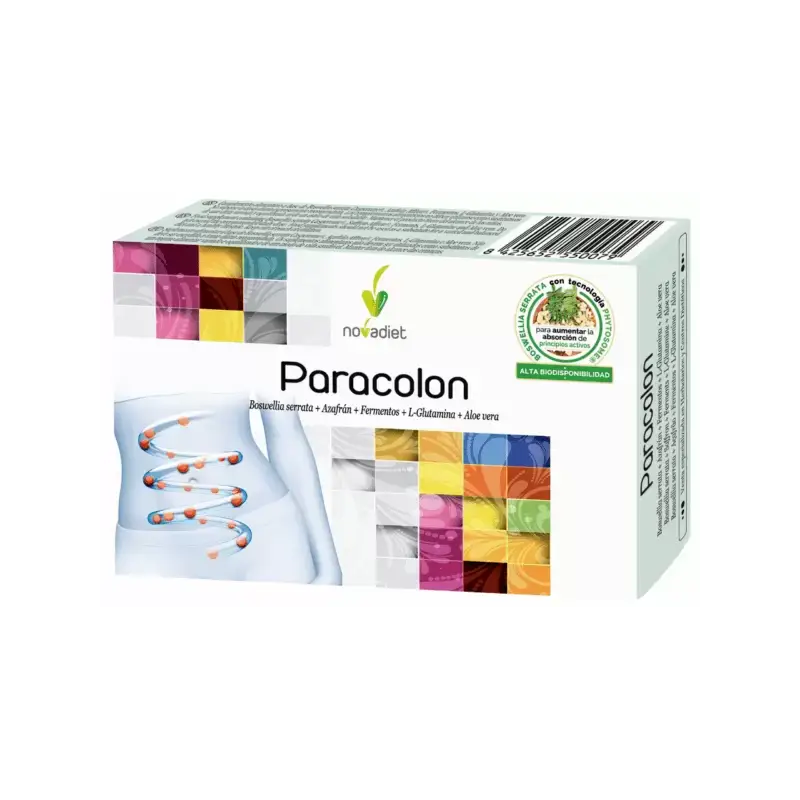 Paracolon 15 cápsulas Novadiet – Apoyo Digestivo y Microbiota Intestinal