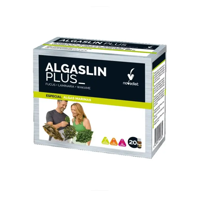 Alga Slin Plus Novadiet –Apoyo para el control del peso con algas naturales
