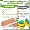 Estropajo biodegradable Fibra de coco y celulosa 1 unidad Cozymire