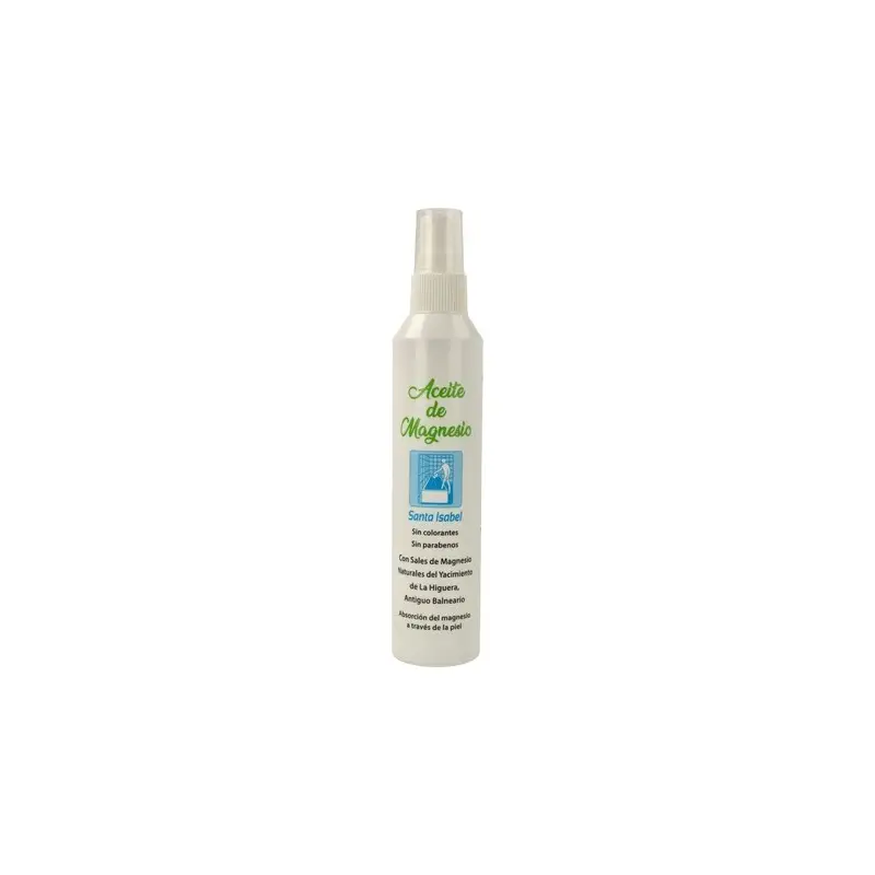 Aceite de Magnesio 125 ml Santa Isabel – Relajación muscular natural
