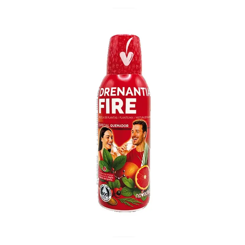 Drenantia Fire 600 ml. Novadiet – Activador del metabolismo y quema de grasa