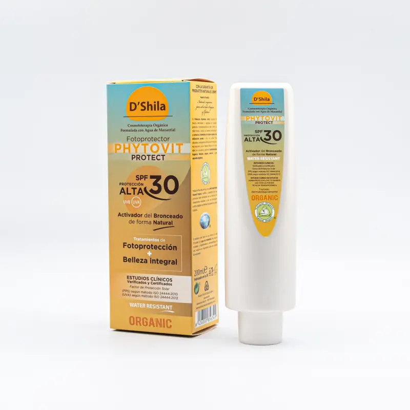 Protector Solar SPF 30 200 ml D’Shila – Protección natural e hidratación