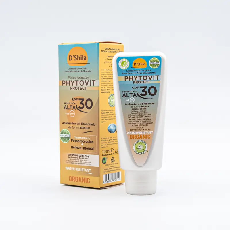 Protector Solar Phytovit SPF 30 D’Shila – Protección y cuidado natural