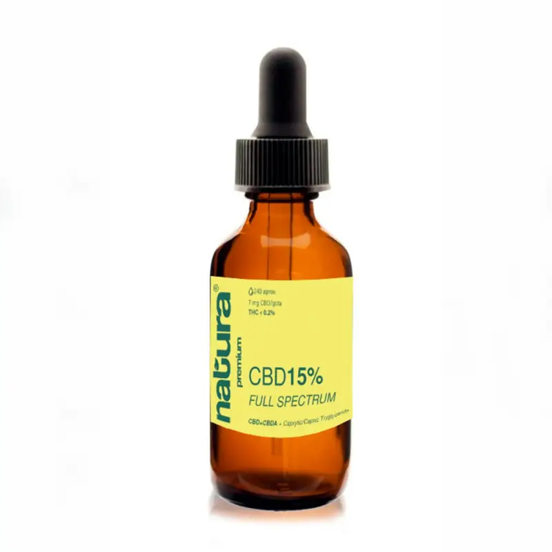 Aceite CBD 15% 10 ml Natura Premium – Equilibrio y bienestar natural