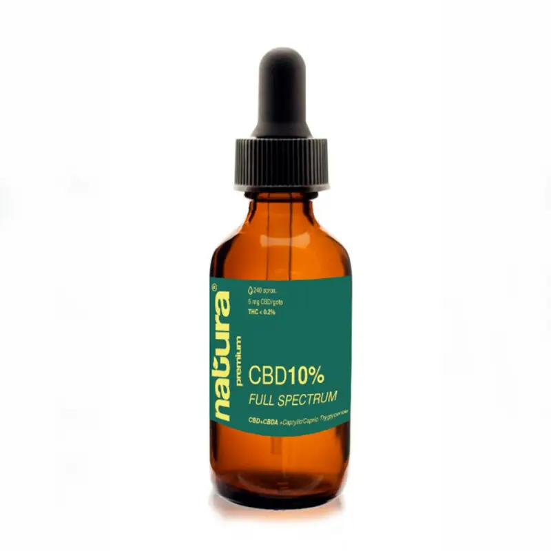 Aceite CBD 10% 10 ml Natura Premium – Equilibrio y bienestar natural