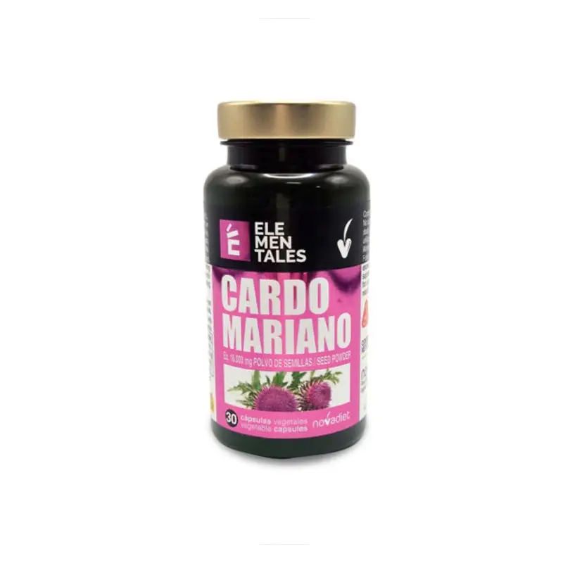 Cardo Mariano Elementales 30 cáps – Apoyo Hepático y Digestivo Natural