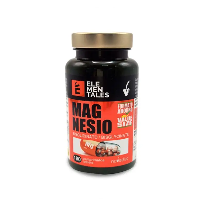 Magnesio Bisglicinato 500 mg 180 comprimidos Novadiet – Alta absorción