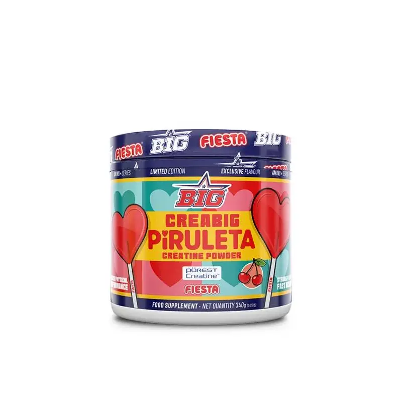 CREABIG FIESTA® PIRULETA 340 g – Creatina para rendimiento deportivo