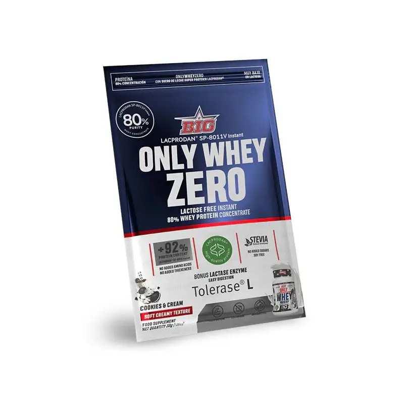 Only Whey Zero cookies & cream 1 kg BIG – Proteína para masa muscular