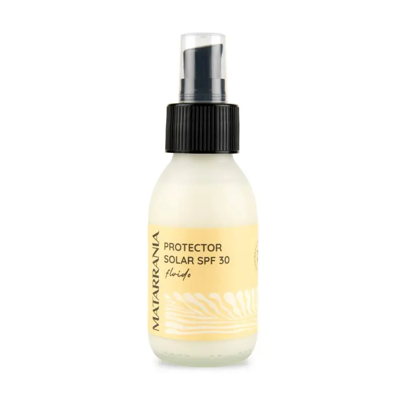 Protector Solar Fluido SPF30 Bio Matarrania – Protección solar mineral