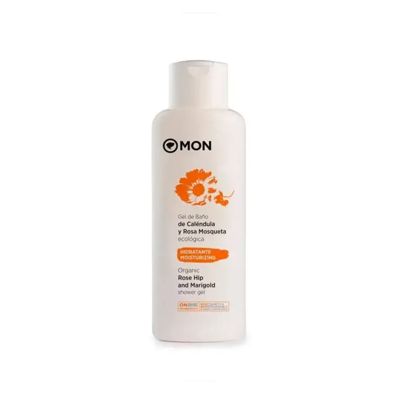 Gel de Baño Caléndula y Rosa Mosqueta Bio 750 ml MON – Higiene suave y cuidado de la piel