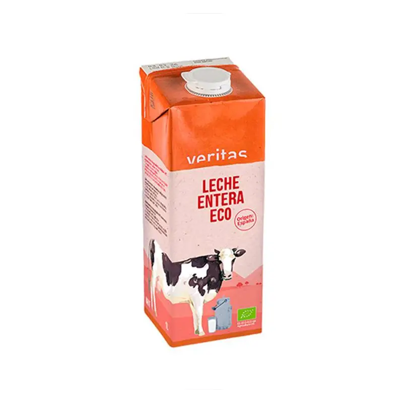 Leche de Vaca entera UHT Bio 1 l. Veritas