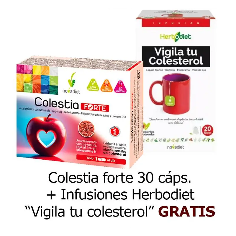 Colestia Forte 30 cápsulas Novadiet – Control natural del colesterol