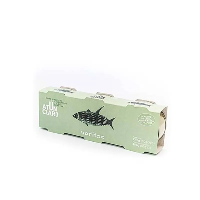 Atún claro en AOVE Bio 3x52 gr. Veritas
