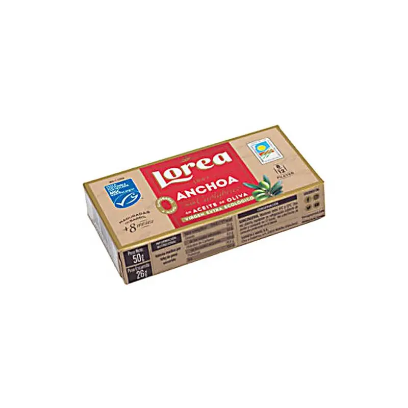 Anchoa del cantábrico en AOVE Bio 50 gr. Veritas
