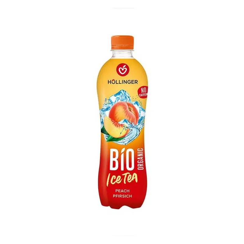 Ice tea Melocotón sin cafeína Bio 500 ml. Hollinger