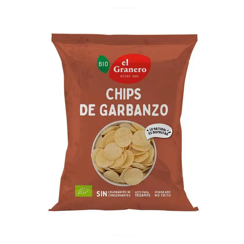 Chips de garbanzo Bio 80 gr. El granero integral